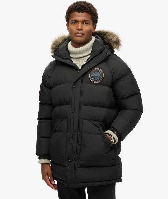 Superdry Everest Longline Baffled Parka Jacket