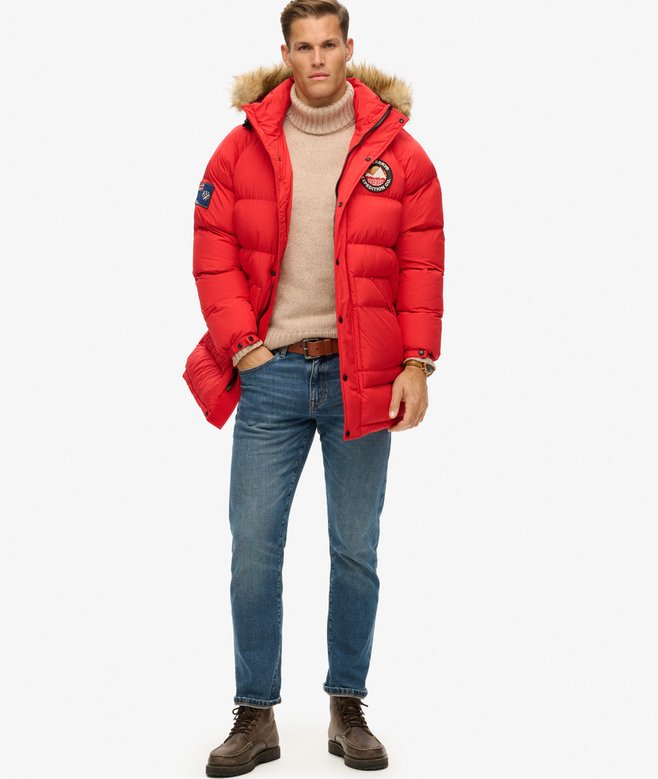 Superdry Everest Longline Baffled Parka Jacket