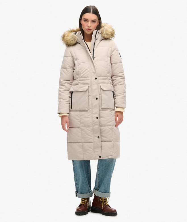 Superdry Everest Longline Puffer Coat
