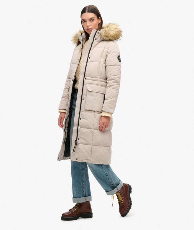 Superdry Everest Longline Puffer Coat