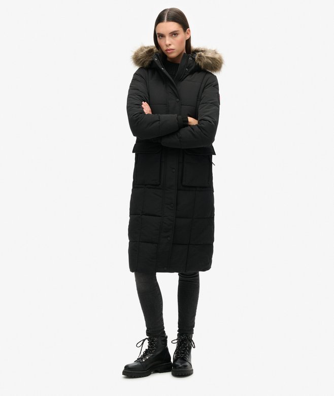 Superdry Everest Longline Puffer Coat