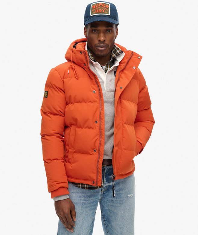 superdry Everest Short Hooded Puffer Jacket