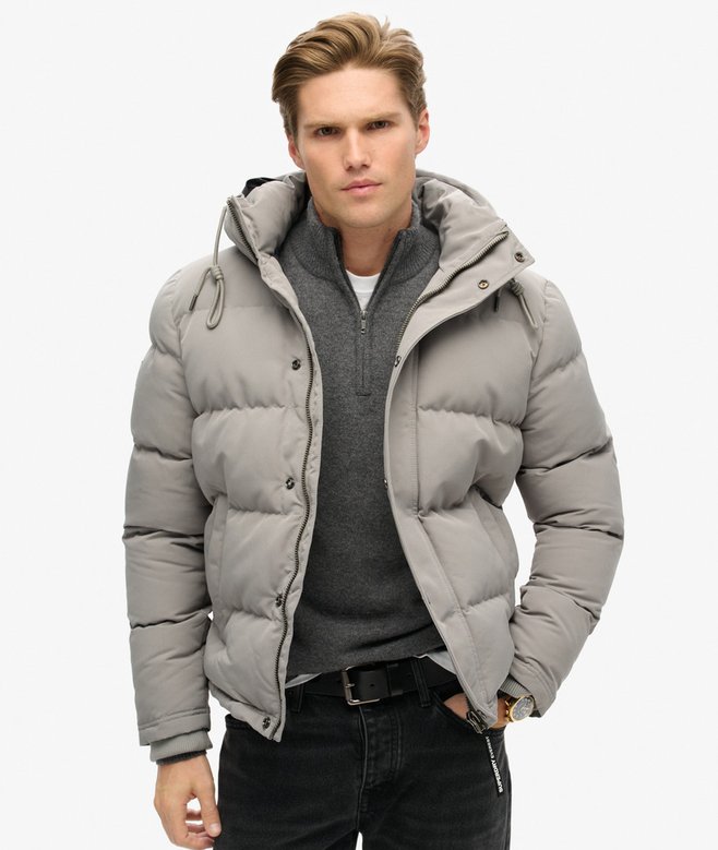 superdry Everest Short Hooded Puffer Jacket