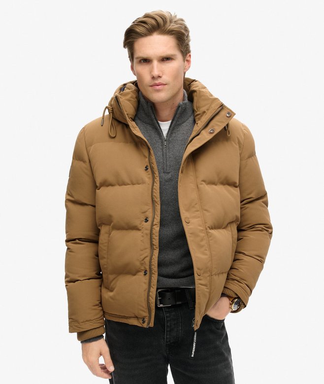superdry Everest Short Hooded Puffer Jacket