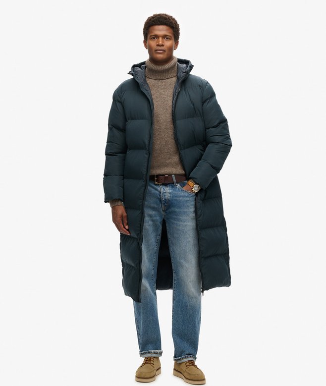 superdry Extra Long Puffer Coat