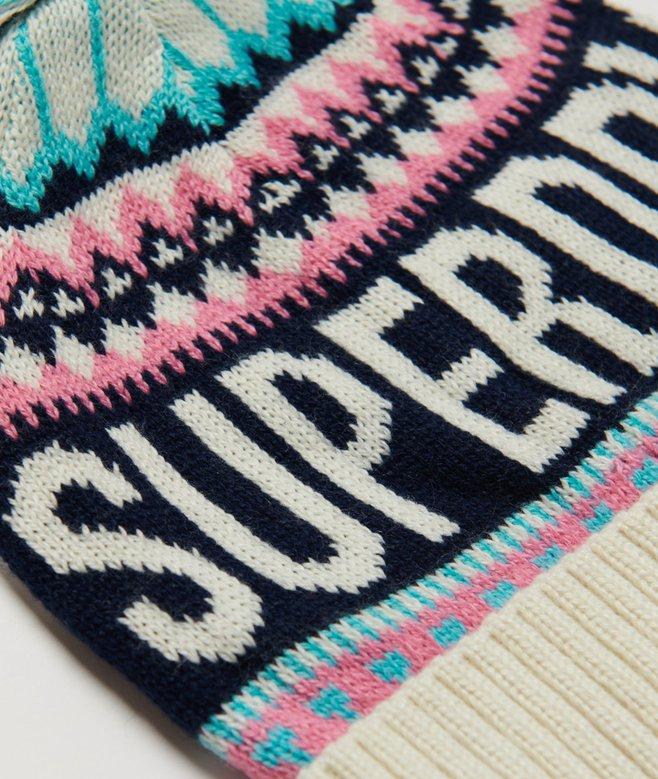 Superdry Fairisle Beanie Hat