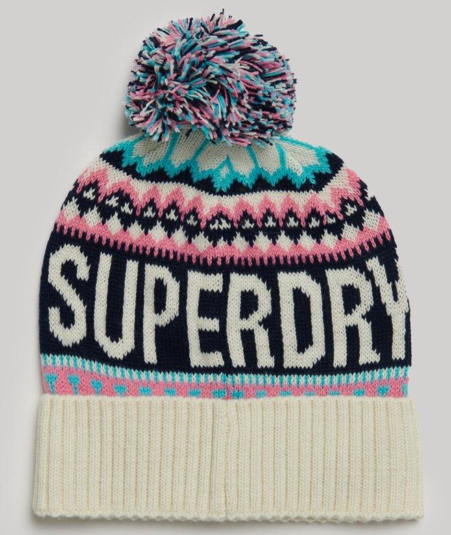 superdry Fairisle Beanie Hat