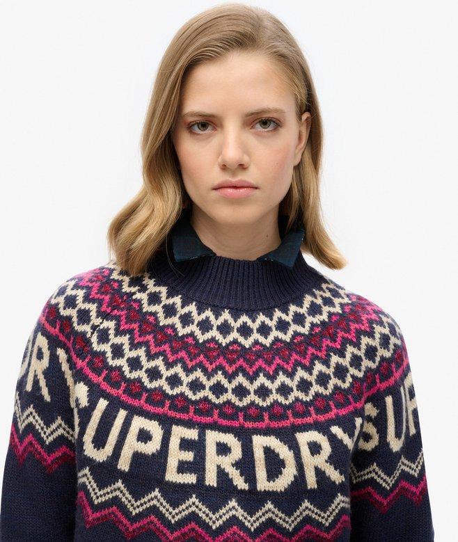Superdry Fairisle Branded Jumper