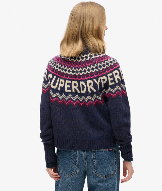 Superdry Fairisle Branded Jumper