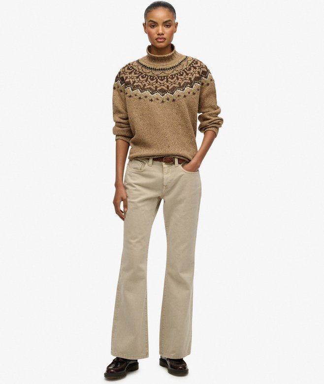 Superdry Fairisle High Neck Jumper