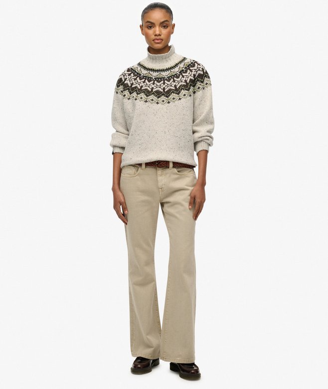 Superdry Fairisle High Neck Jumper