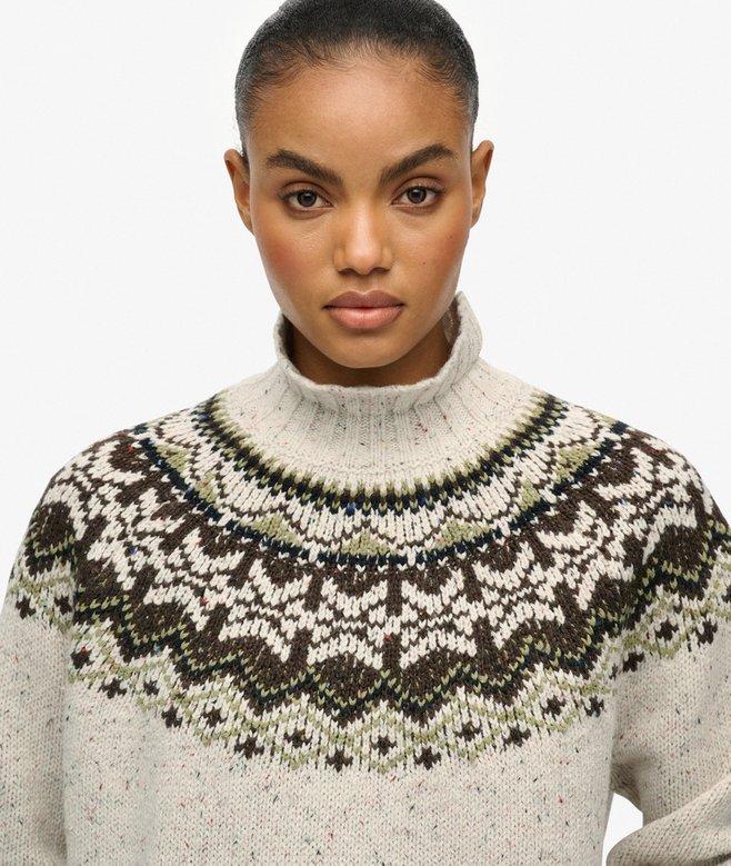 Superdry Fairisle High Neck Jumper