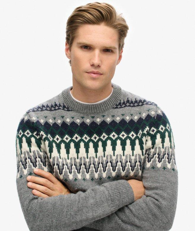 Superdry Fairisle Knit Crew Jumper