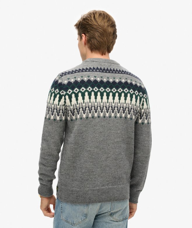 Superdry Fairisle Knit Crew Jumper