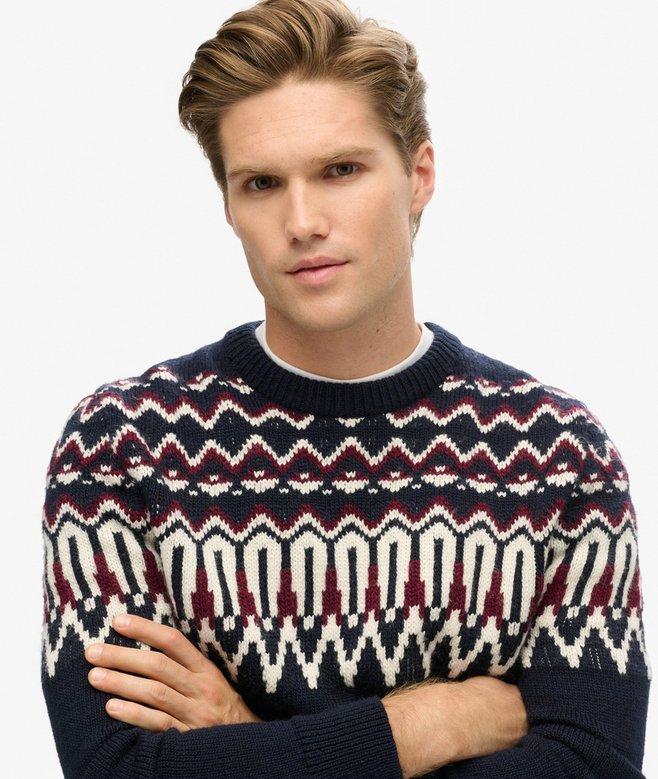 Superdry Fairisle Knit Crew Jumper