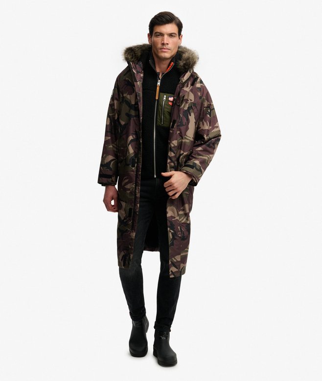 Superdry Faux Fur Waterproof Everest Superdry Robe