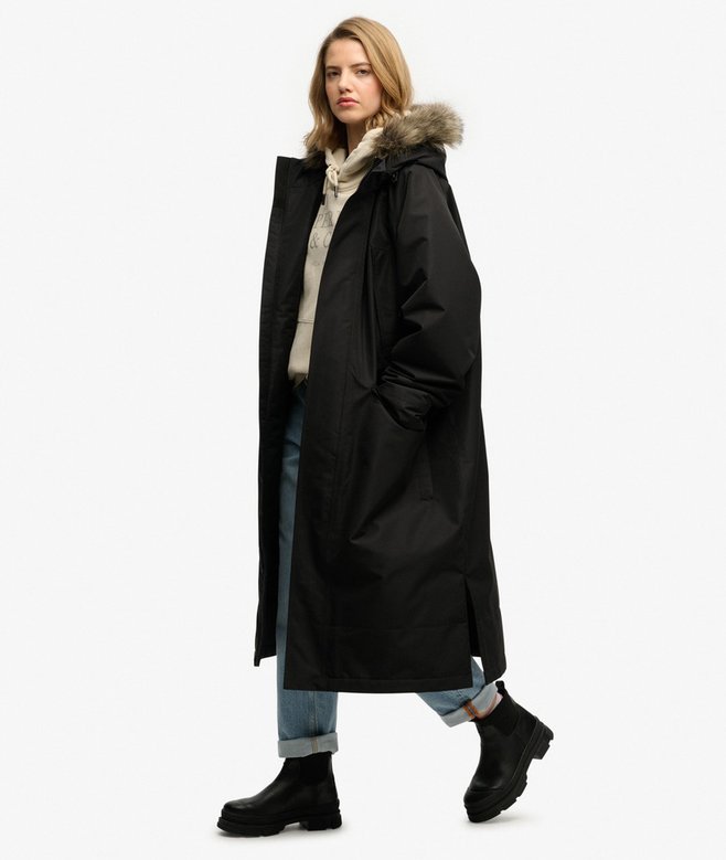 Superdry Faux Fur Waterproof Everest Superdry Robe