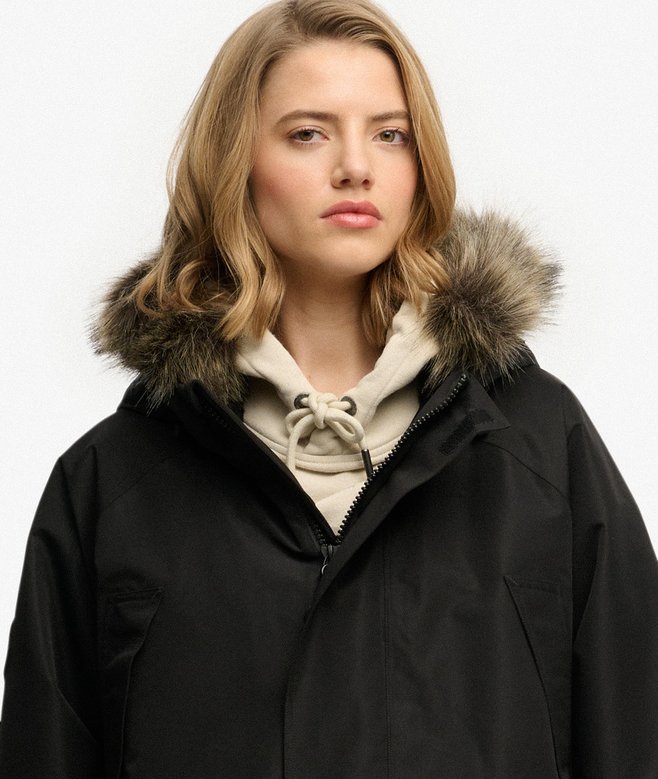 Superdry Faux Fur Waterproof Everest Superdry Robe