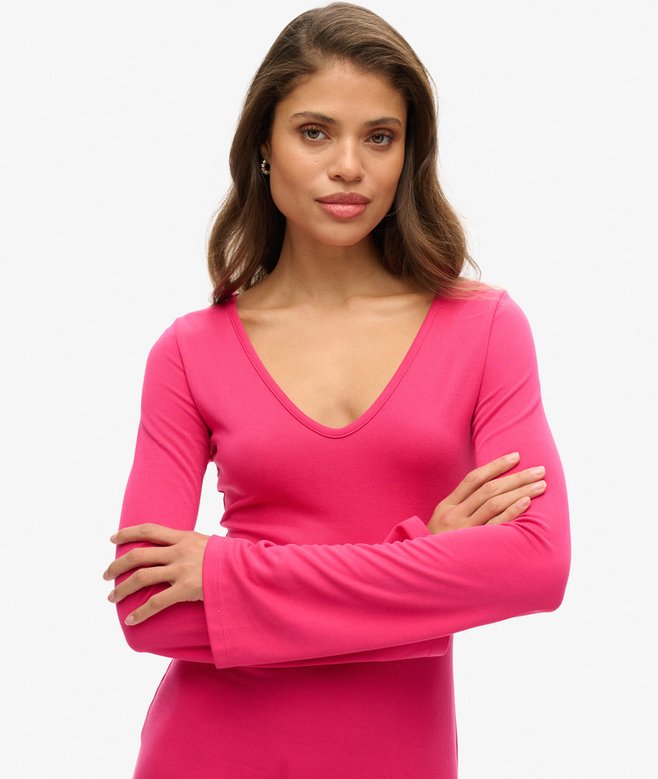 Superdry Flare Sleeve Bodycon Mini Dress