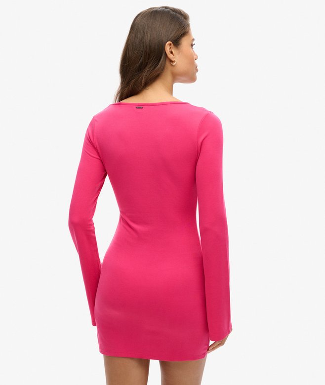 Superdry Flare Sleeve Bodycon Mini Dress