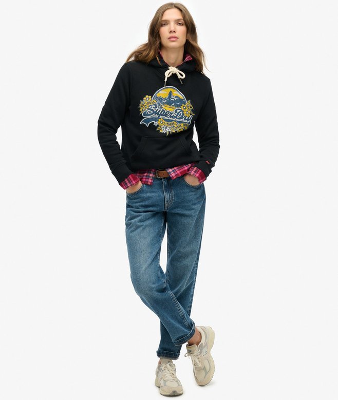 Superdry Floral Hoodie
