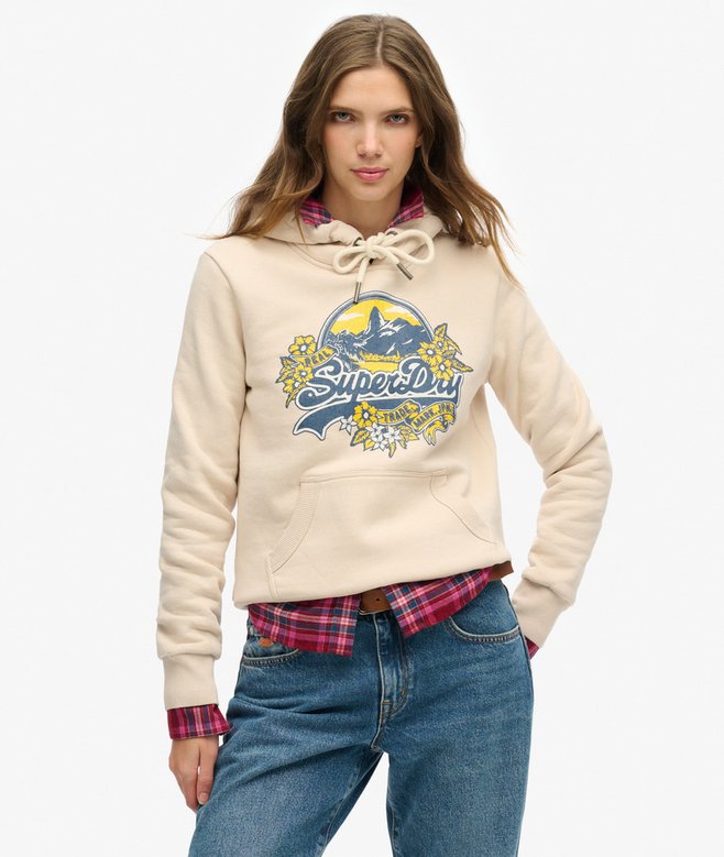 superdry Floral Hoodie