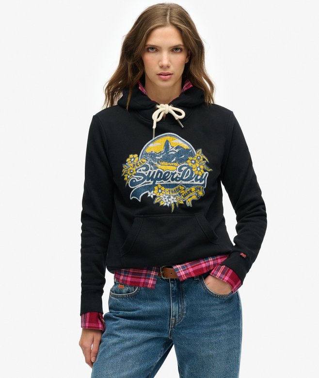 superdry Floral Hoodie