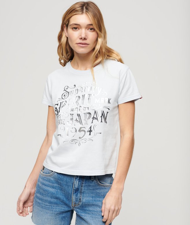 superdry Foil Workwear Fitted T-Shirt