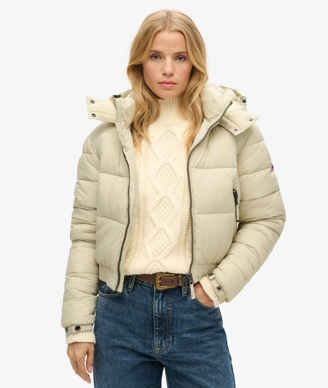 superdry Fuji Cropped Hooded Jacket