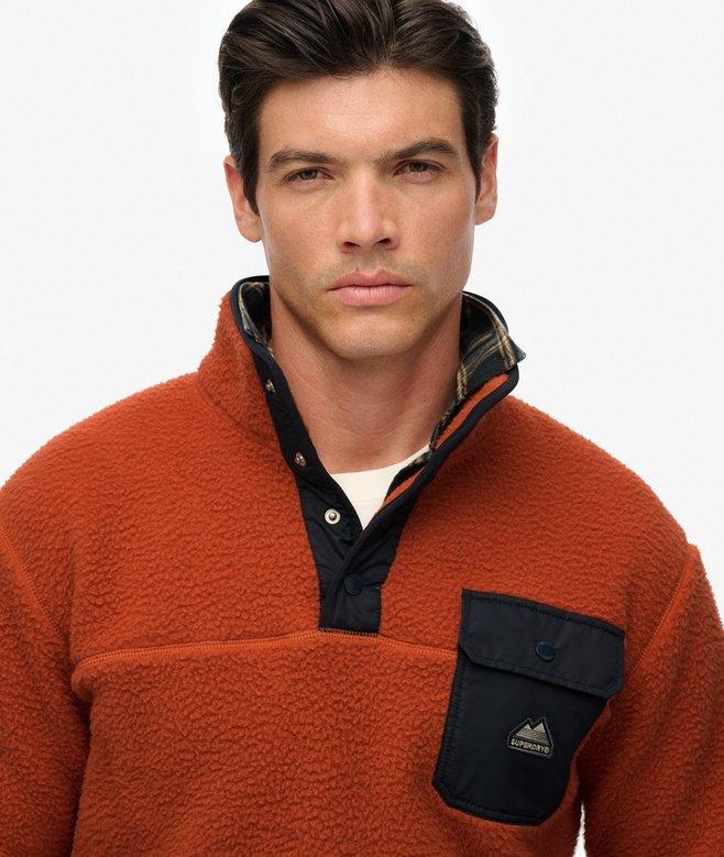 Superdry Fuji Popper Neck Fleece