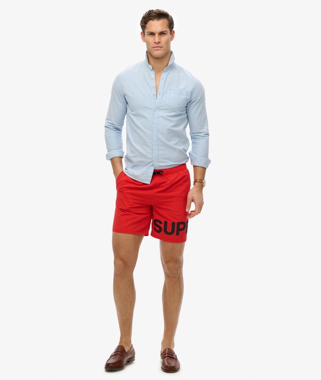 Superdry Graphic 17-Inch Swim Shorts