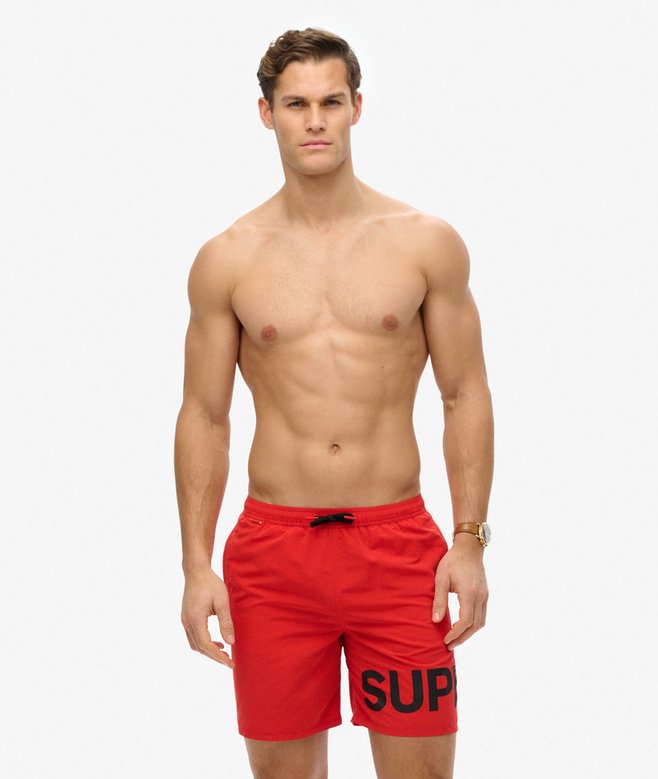 superdry Graphic 17-Inch Swim Shorts