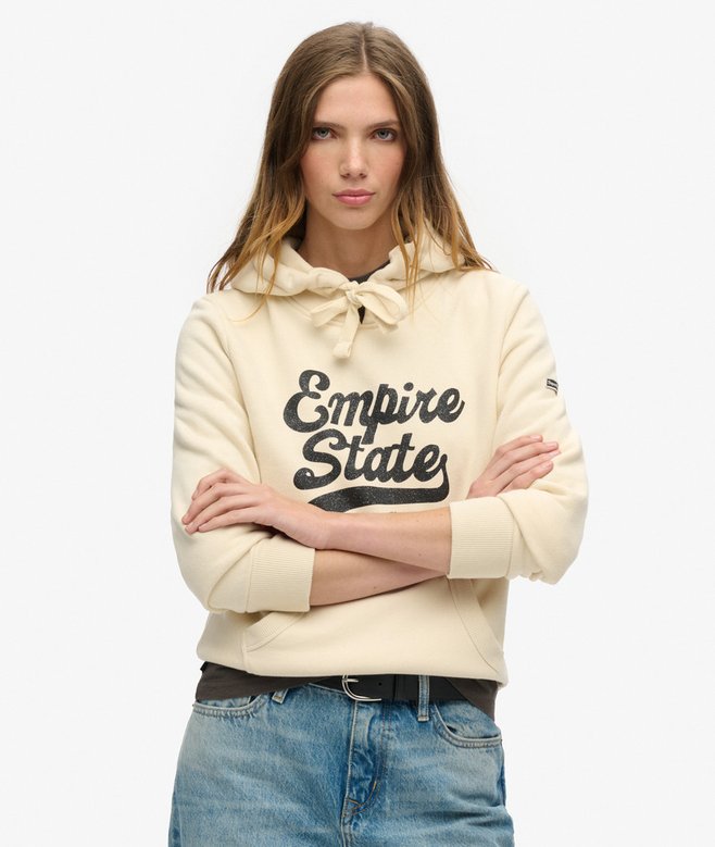 superdry Graphic Logo Sparkle Hoodie