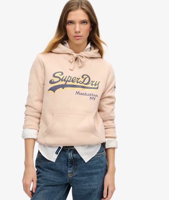 superdry Graphic Logo Sparkle Hoodie