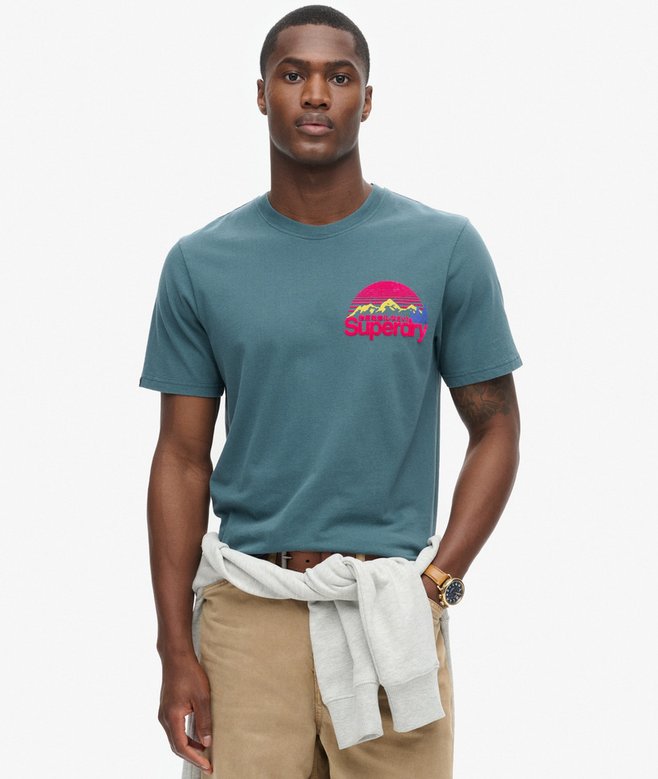 superdry Great Outdoor Chest Graphic T-Shirt