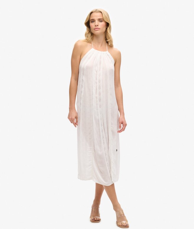 superdry Halter Neck Midi Dress