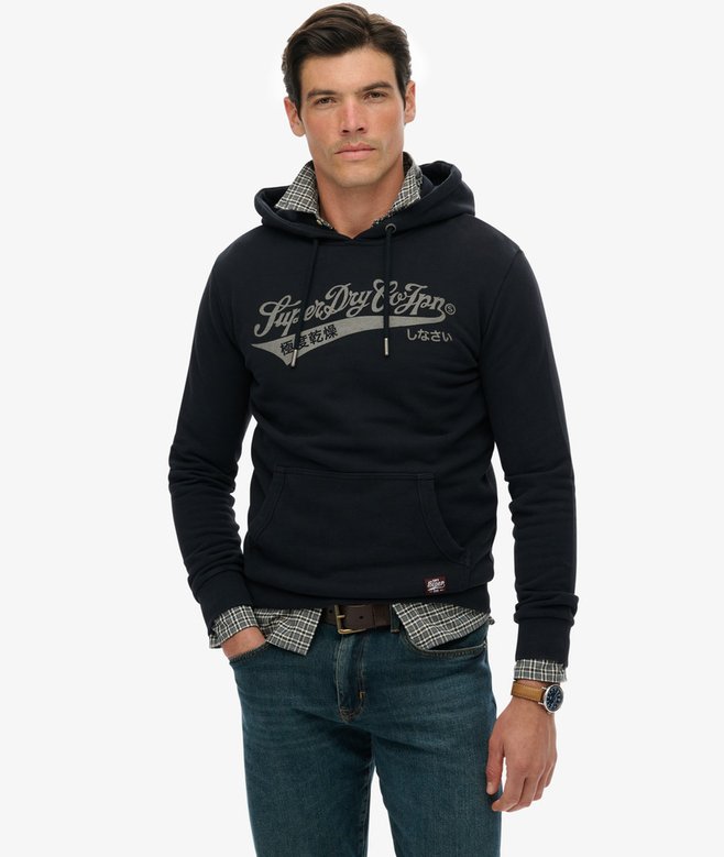 Superdry Heritage Brand Relaxed Hoodie
