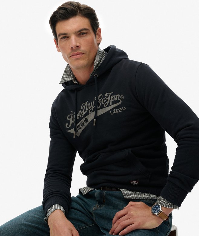 superdry Heritage Brand Relaxed Hoodie