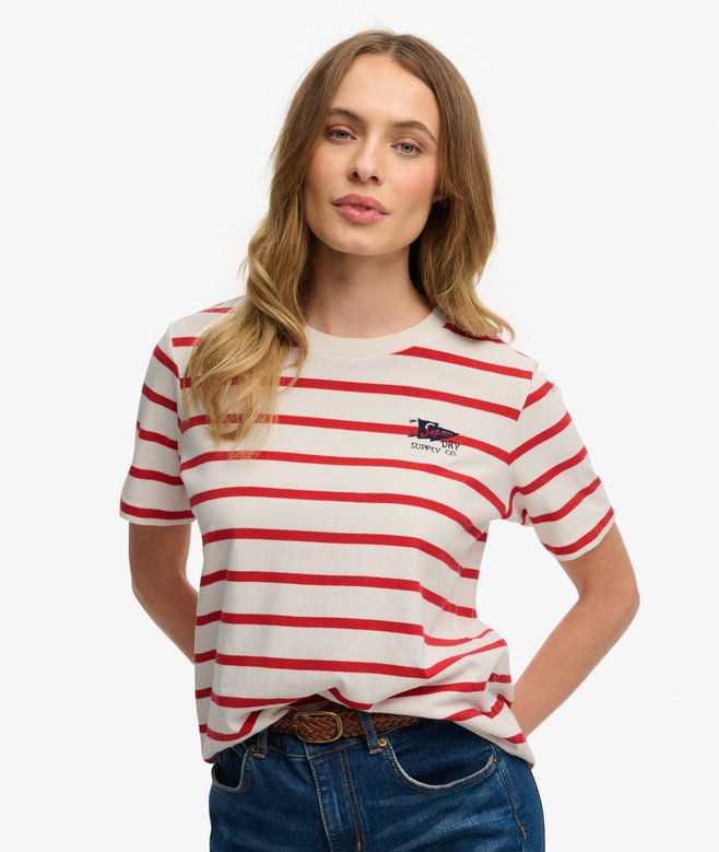 superdry Heritage Hamptons Stripe T-Shirt