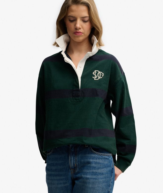 Superdry Heritage Stripe Rugby Top