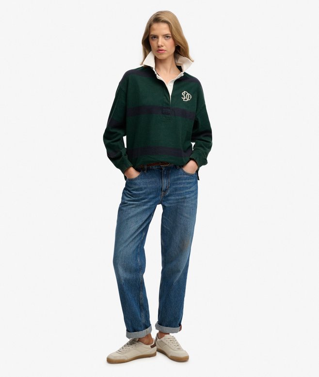 Superdry Heritage Stripe Rugby Top