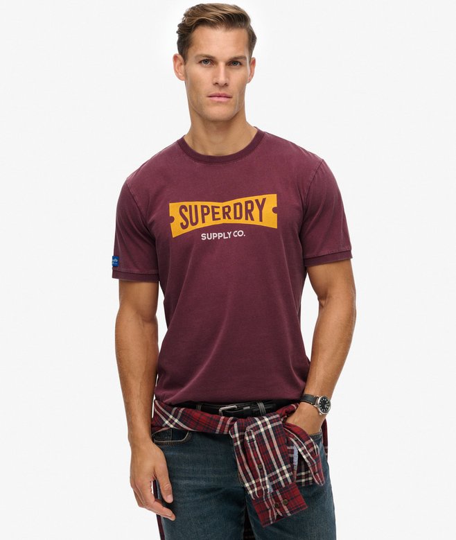 superdry Heritage Tab Loose T-Shirt