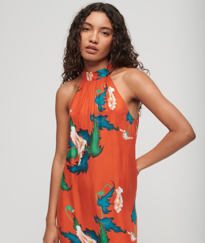 Superdry High Neck Maxi Dress