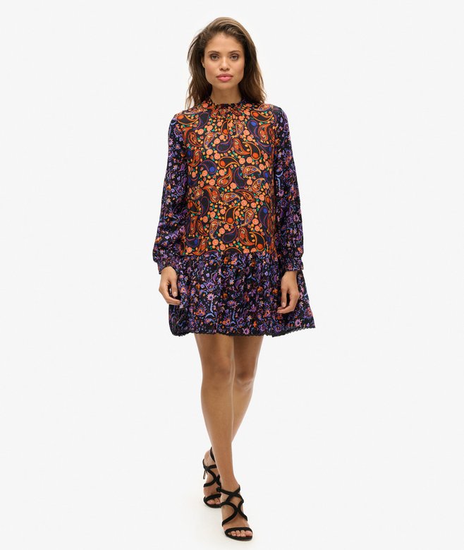 Superdry High Neck Mini Dress