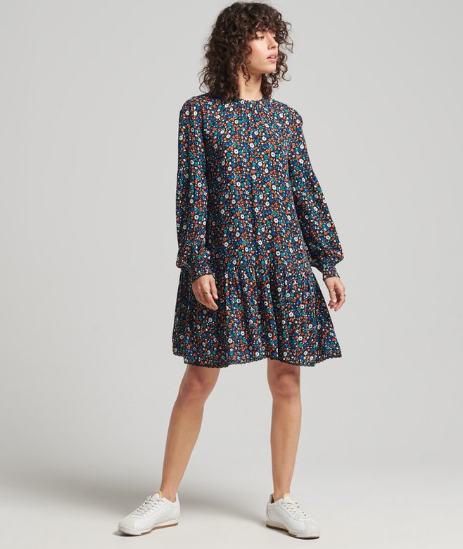 Superdry High Neck Mini Dress