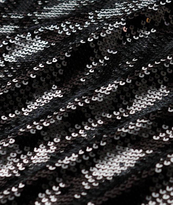 Superdry High Neck Sequin T-Shirt Dress