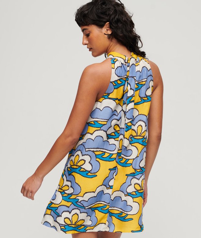 Superdry High Neck Sleeveless Mini Dress