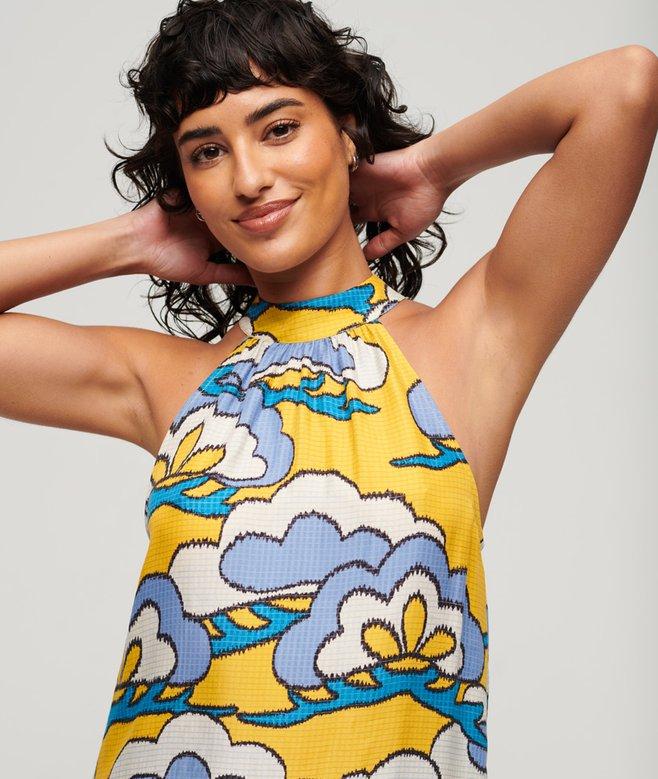 Superdry High Neck Sleeveless Mini Dress