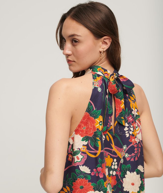 Superdry High Neck Sleeveless Mini Dress