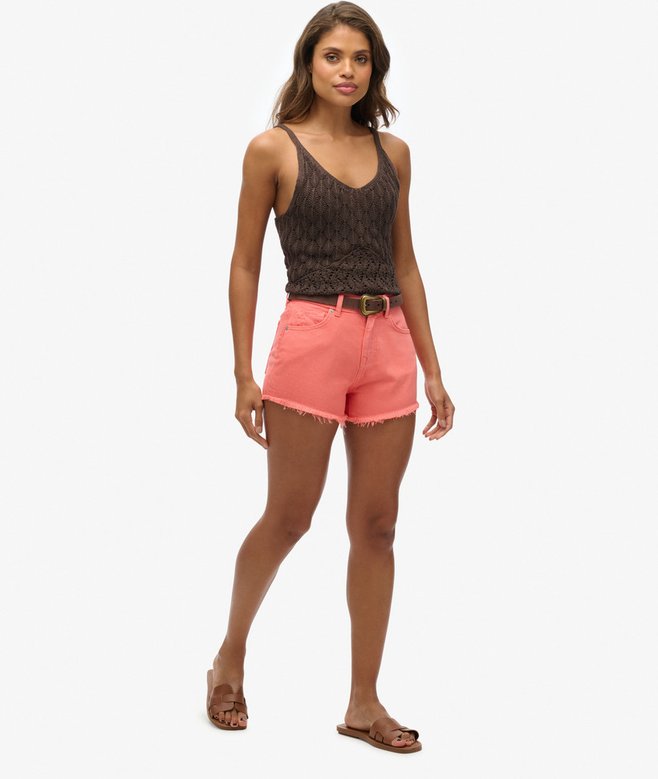 Superdry High Rise Denim Shorts